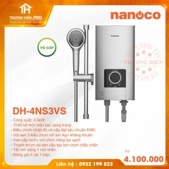 MÁY NƯỚC NÓNG KHÔNG CÓ TRỢ LỰC PANASONIC DH-4NS3VS