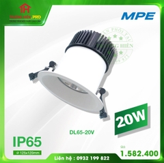 ĐÈN DOWNLIGHT CHỐNG THẤM 20W DL65-20V MPE