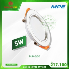 ĐÈN LED DOWNLIGHT 3 MÀU DLB 5W MPE