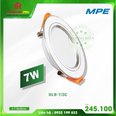 ĐÈN LED DOWNLIGHT 3 MÀU DLB 7W MPE