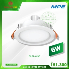 ĐÈN LED DOWNLIGHT 3 MÀU DLEL 6W MPE