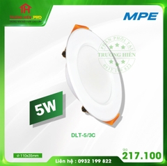 ĐÈN LED DOWNLIGHT 3 MÀU DLT 5W MPE
