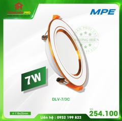 ĐÈN LED DOWNLIGHT 3 MÀU DLV 7W MPE