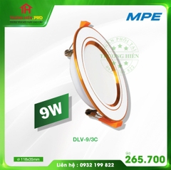 ĐÈN LED DOWNLIGHT 3 MÀU DLV 9W MPE