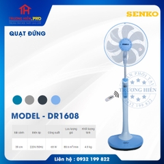 QUẠT ĐỨNG CÓ REMOTE SENKO MODEL  DR1608