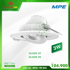 ĐÈN DOWNLIGHT ĐIỀU CHỈNH GÓC CHIẾU MẶT TRÒN 3W MPE