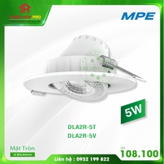 ĐÈN DOWNLIGHT ĐIỀU CHỈNH GÓC CHIẾU MẶT TRÒN 5W MPE