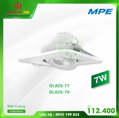 ĐÈN DOWNLIGHT ĐIỀU CHỈNH GÓC CHIẾU MẶT VUÔNG 7W MPE