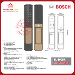 Ổ KHÓA ĐIỆN TỬ BOSCH EL 600BK