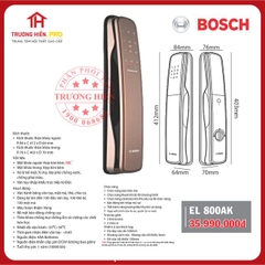 Ổ KHÓA ĐIỆN TỬ BOSCH EL 800AK