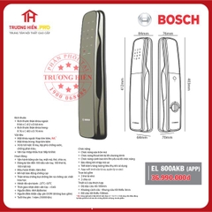 Ổ KHÓA ĐIỆN TỬ BOSCH EL 800AKB (APP)