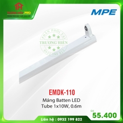MÁNG ĐÈN BATTEN LED TUBE T8 BÓNG ĐƠN 60CM MPE