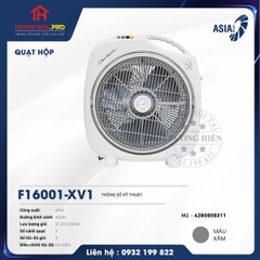 QUẠT HỘP F16001-XV1 MÀU XÁM