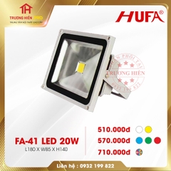 ĐÈN PHA LED ĐỔI MÀU HUFA FA -41 LED 20W 