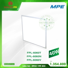 Led Panel lớn FPL-6060 Trắng, Vàng, Trung tính 40W MPE