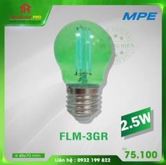 ĐÈN LED FILAMENT MÀU 2.5W FLM-3GR MPE