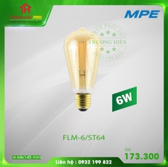 ĐÈN LED FILAMENT 6W FLM-6-ST64 MPE