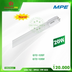 BÓNG ĐÈN LED TUBE THỦY TINH T2 1M2 MPE