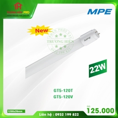 BÓNG ĐÈN LED TUBE THỦY TINH T5 1M2 MPE