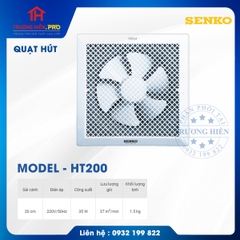 QUẠT HÚT ÂM TRẦN SENKO MODEL- HT200