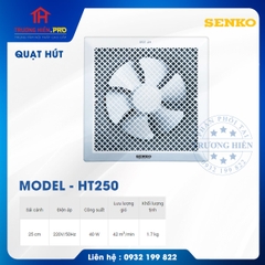 QUẠT HÚT ÂM TRẦN SENKO MODEL- HT250