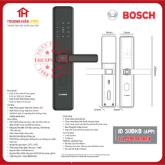 Ổ KHÓA ĐIỆN TỬ BOSCH ID30BKB (APP)