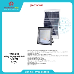 Đèn pha năng lượng mặt trời JD-770 (70W)