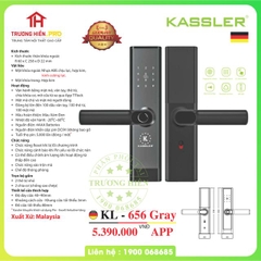 KHÓA THÔNG MINH KASSLER KL 656 XAM