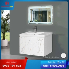 TỦ LAVABO NHÀ TẮM LB-12 60cm*48cm*45cm