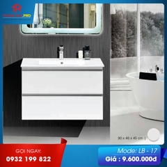 TỦ LAVABO NHÀ TẮM LB-17 90cm*46cm*45cm