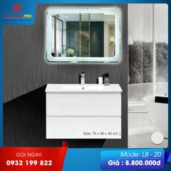 TỦ LAVABO NHÀ TẮM LB-20 70cm*46cm*45cm