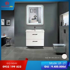 TỦ LAVABO NHÀ TẮM LB-21 80cm*40cm*50cm