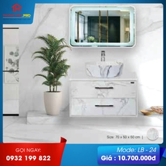 TỦ LAVABO NHÀ TẮM LB-24 70cm*50cm*50cm