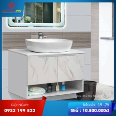 TỦ LAVABO NHÀ TẮM LB-25 80cm*50cm*50cm