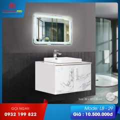 TỦ LAVABO NHÀ TẮM LB-29 80cm*50cm*45cm