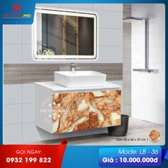 TỦ LAVABO NHÀ TẮM LB-36 90cm*46cm*45cm