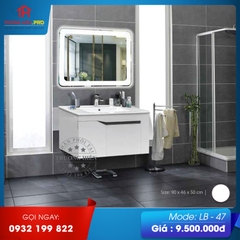 TỦ LAVABO NHÀ TẮM LB-47 90cm*46cm*50cm