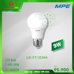 LED BULB 3 STEP DIMMABLE LB-9T/3DIM MPE