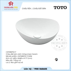 Chậu rửa TOTO LT4704MTG17