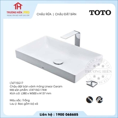 Chậu rửa TOTO LT4715G17