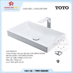 Chậu rửa TOTO LT4715MTG19