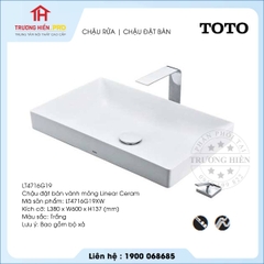 Chậu rửa TOTO LT4716G19