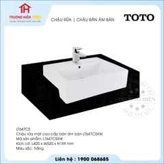 Chậu rửa TOTO LT647CS