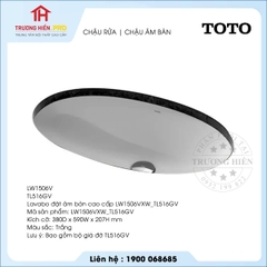 Chậu rửa TOTO LW1506V TL516GV