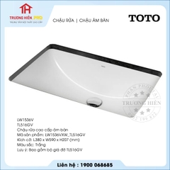 Chậu rửa TOTO LW1536V