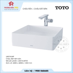 Chậu rửa TOTO LW574JWF