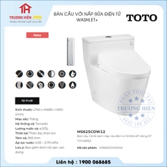 Bàn Cầu TOTO MS625CDW12