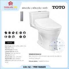 Bàn Cầu TOTO MS855CDW12