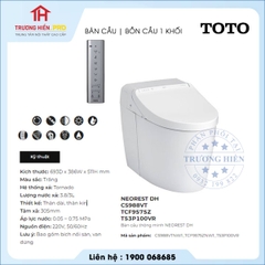 Bàn Cầu TOTO NEOREST DH CS988VT TCF9575Z T53P100VR