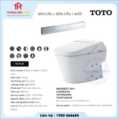 Bàn Cầu TOTO NEOREST XH I CW992VA TCF992WA T53P100VR